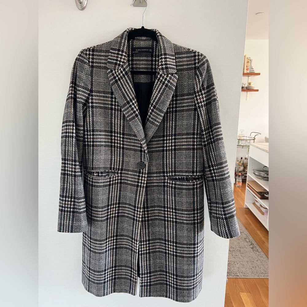 Zara Tartan Coat